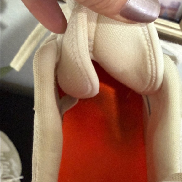 Veja Women's White and Tan Sneakers - Picture 8 of 15